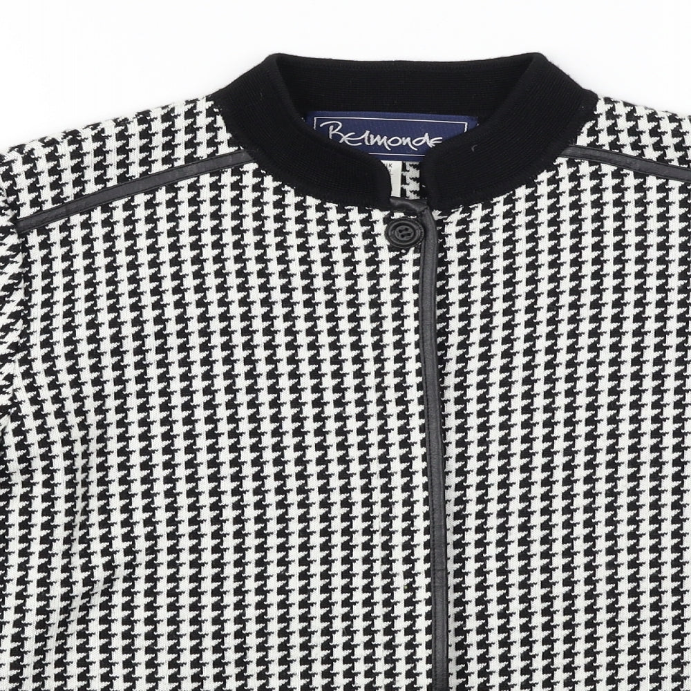Preworn  Womens White Check  Jacket Blazer Size 12