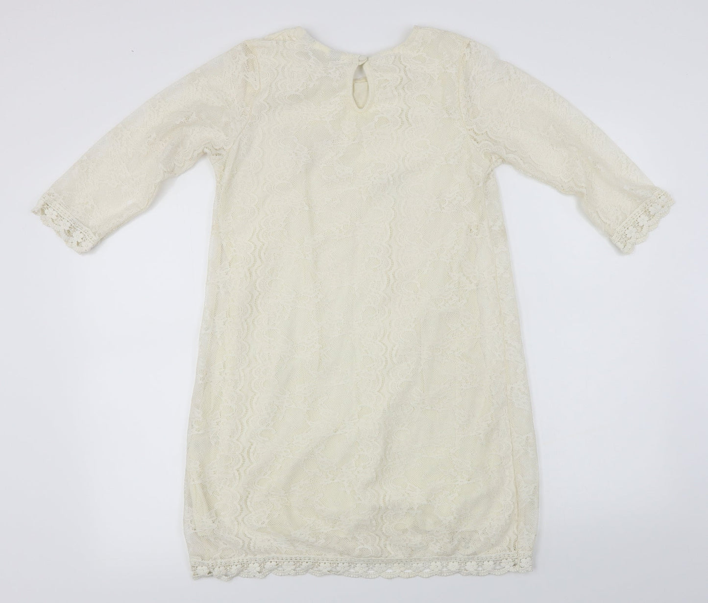 Dorothy Perkins  Womens Ivory   Basic T-Shirt Size 12