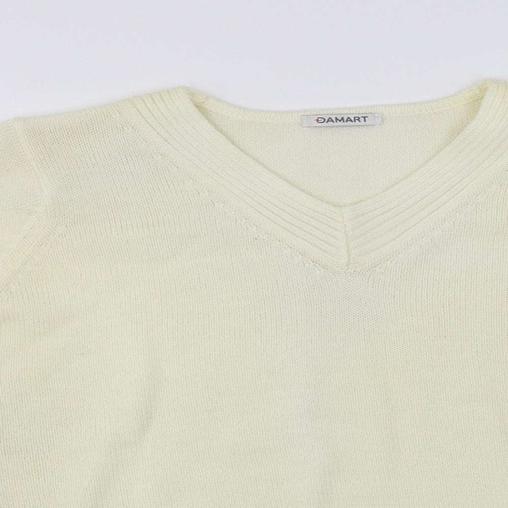 Damart  Womens Ivory   Pullover Jumper Size 8