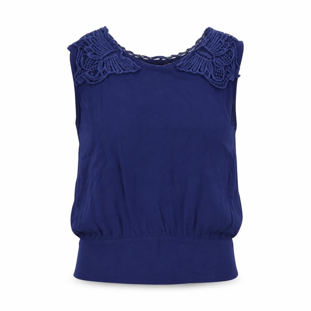 Purple  Womens Purple   Basic Blouse Size 8