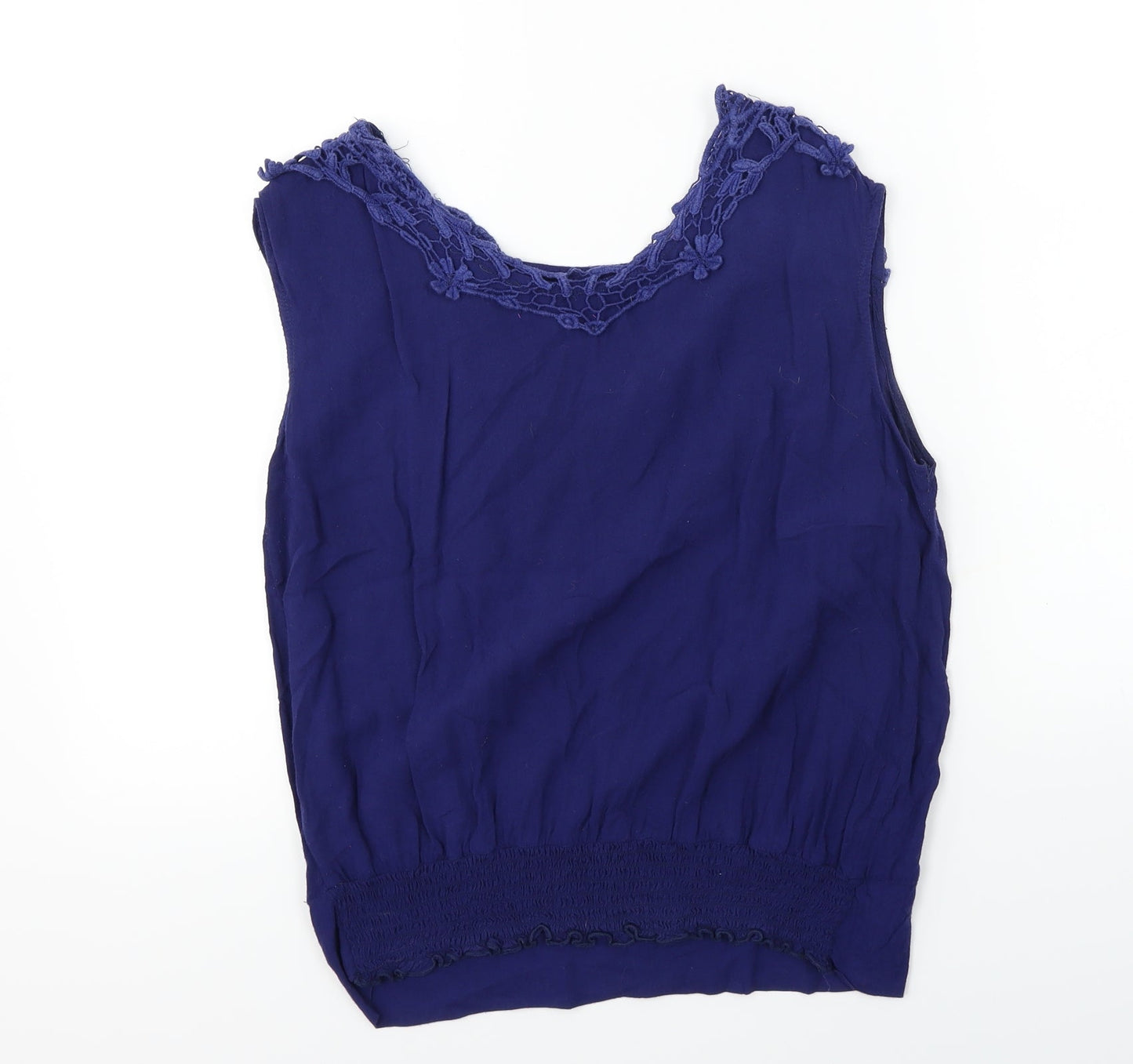 Purple  Womens Purple   Basic Blouse Size 8