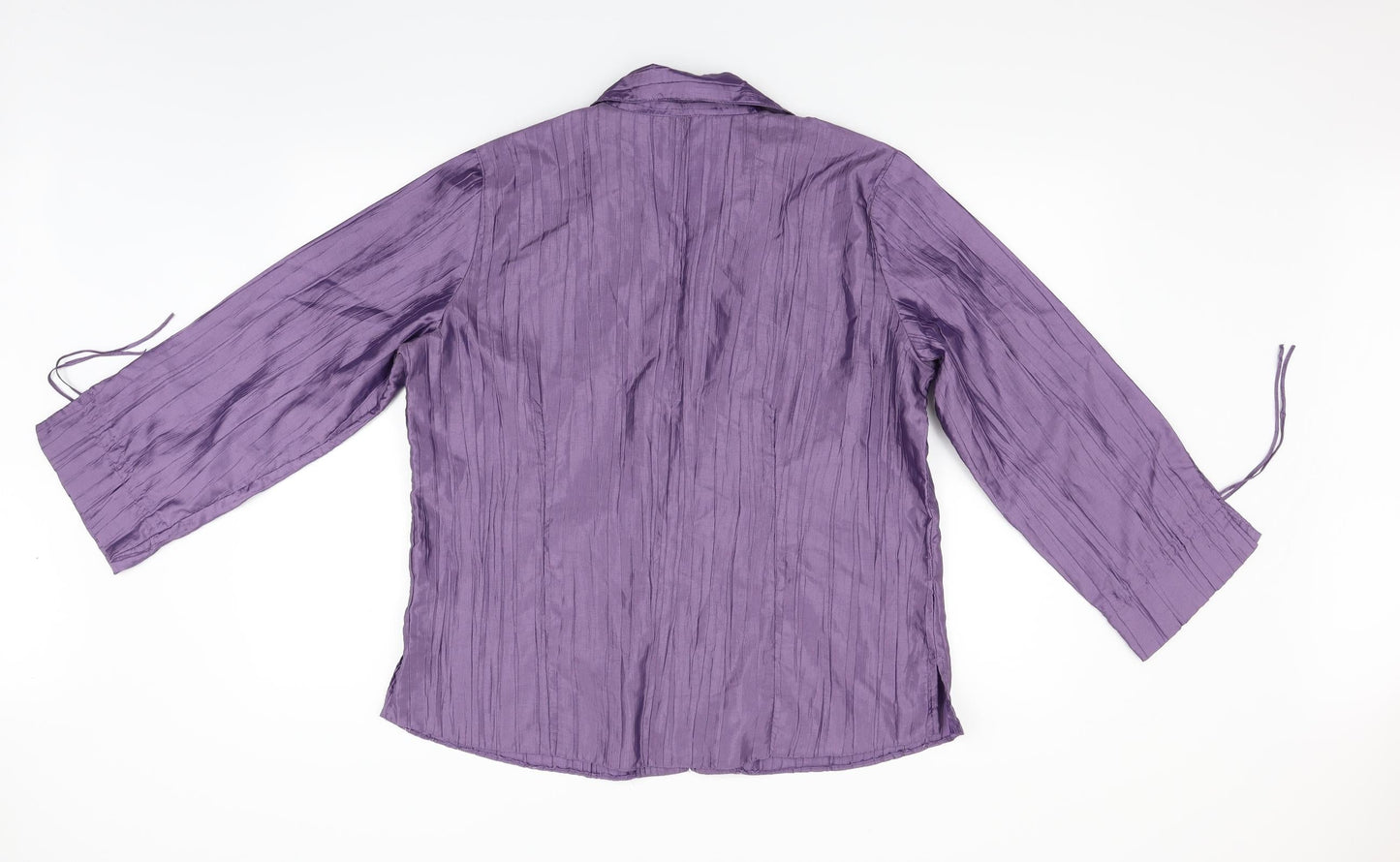 EWM Mens Purple    Button-Up Size 16