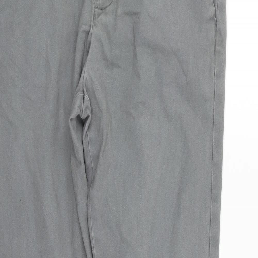 Topman Mens Grey   Straight Jeans Size M L32 in
