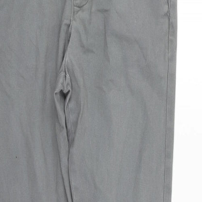 Preloved Topman Mens Grey   Straight Jeans Size M L32 in - Detail