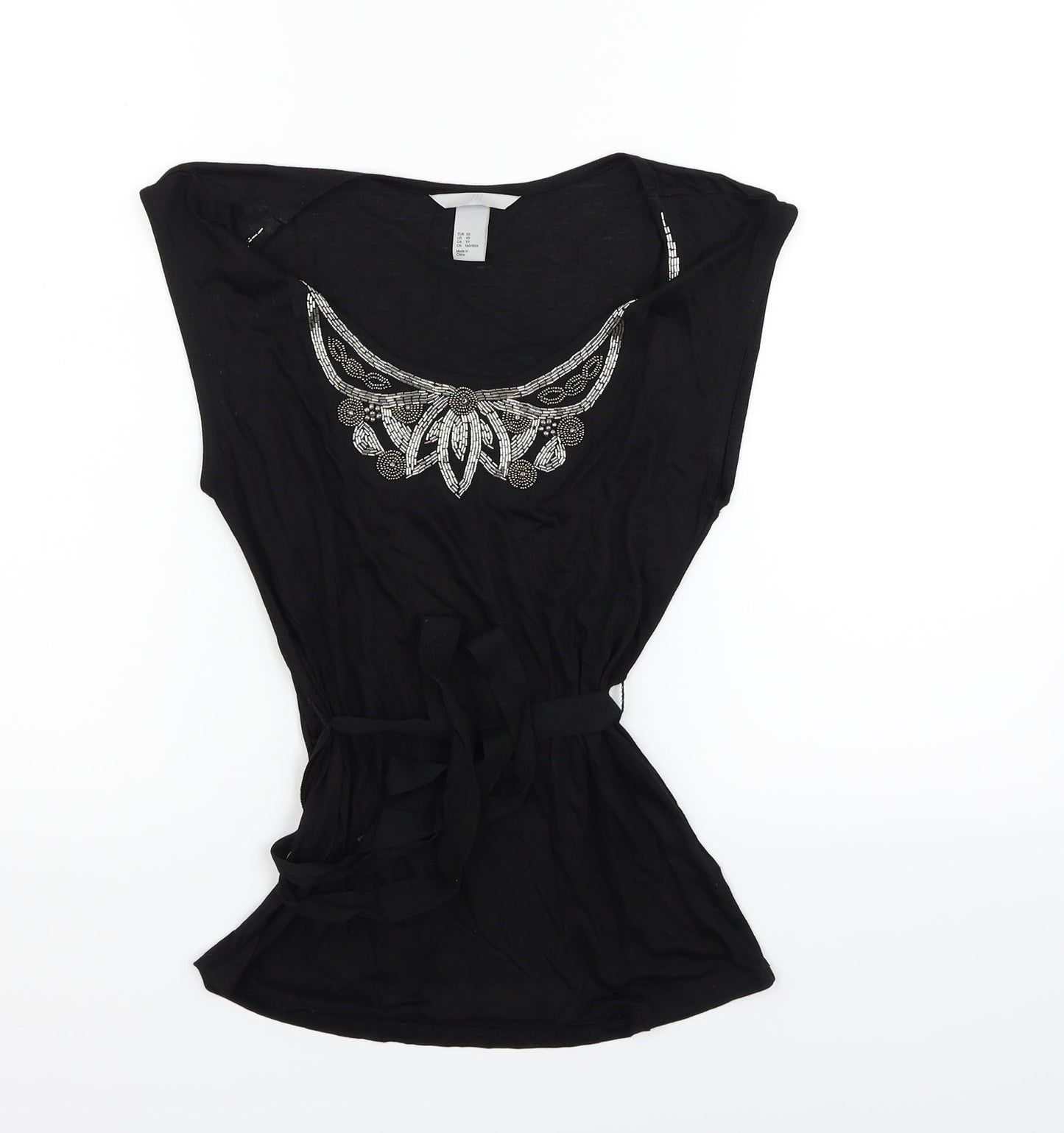H&M Womens Black   Basic Tank Size XS