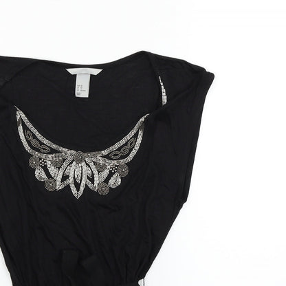 Preloved H&M Womens Black   Basic Tank Size XS - Detail