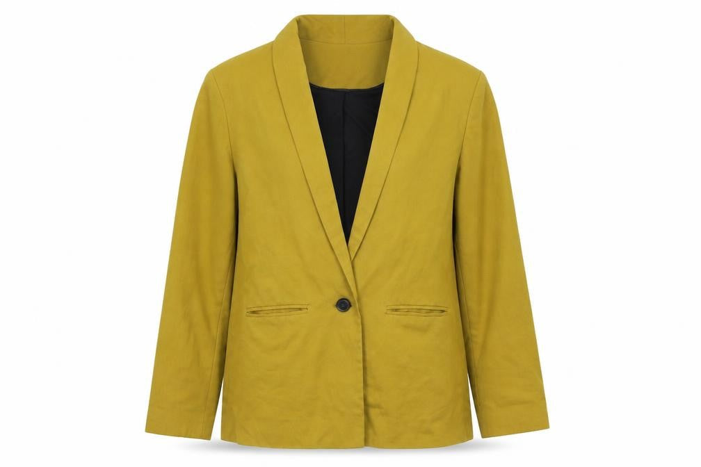 Primark Womens Yellow   Jacket  Size 8