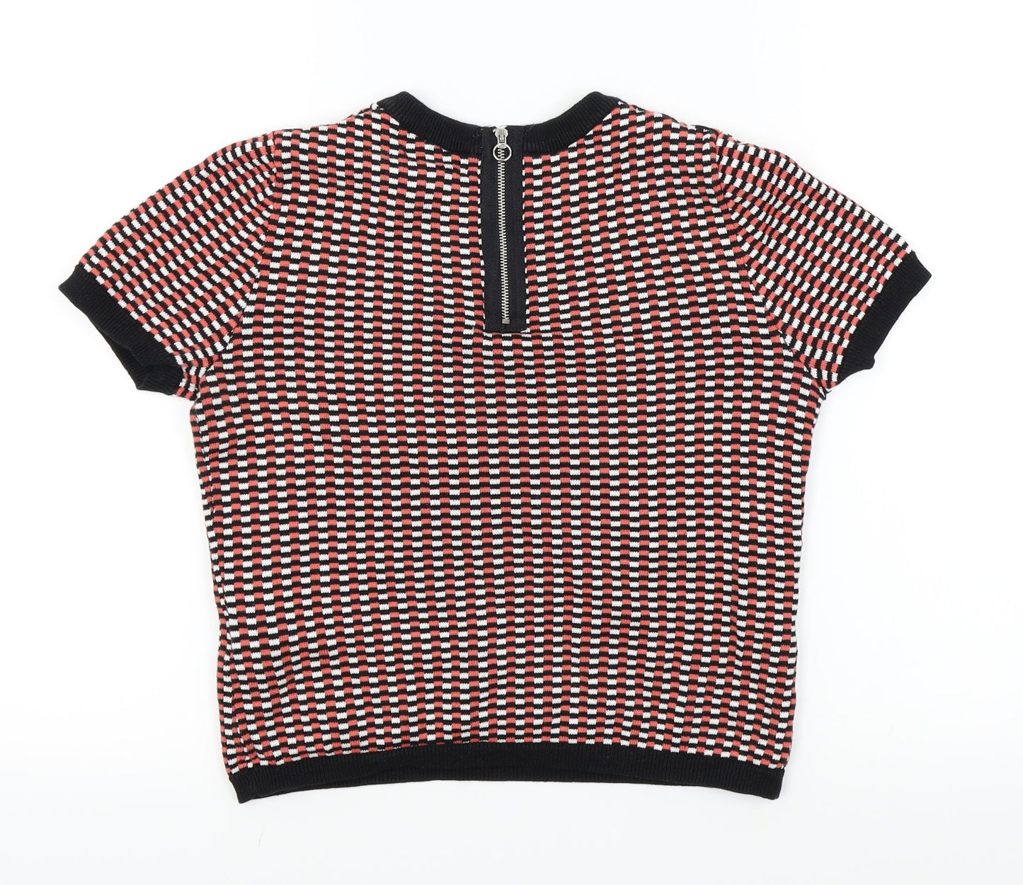 FOREVER 21 Womens Black Check  Pullover Jumper Size XS