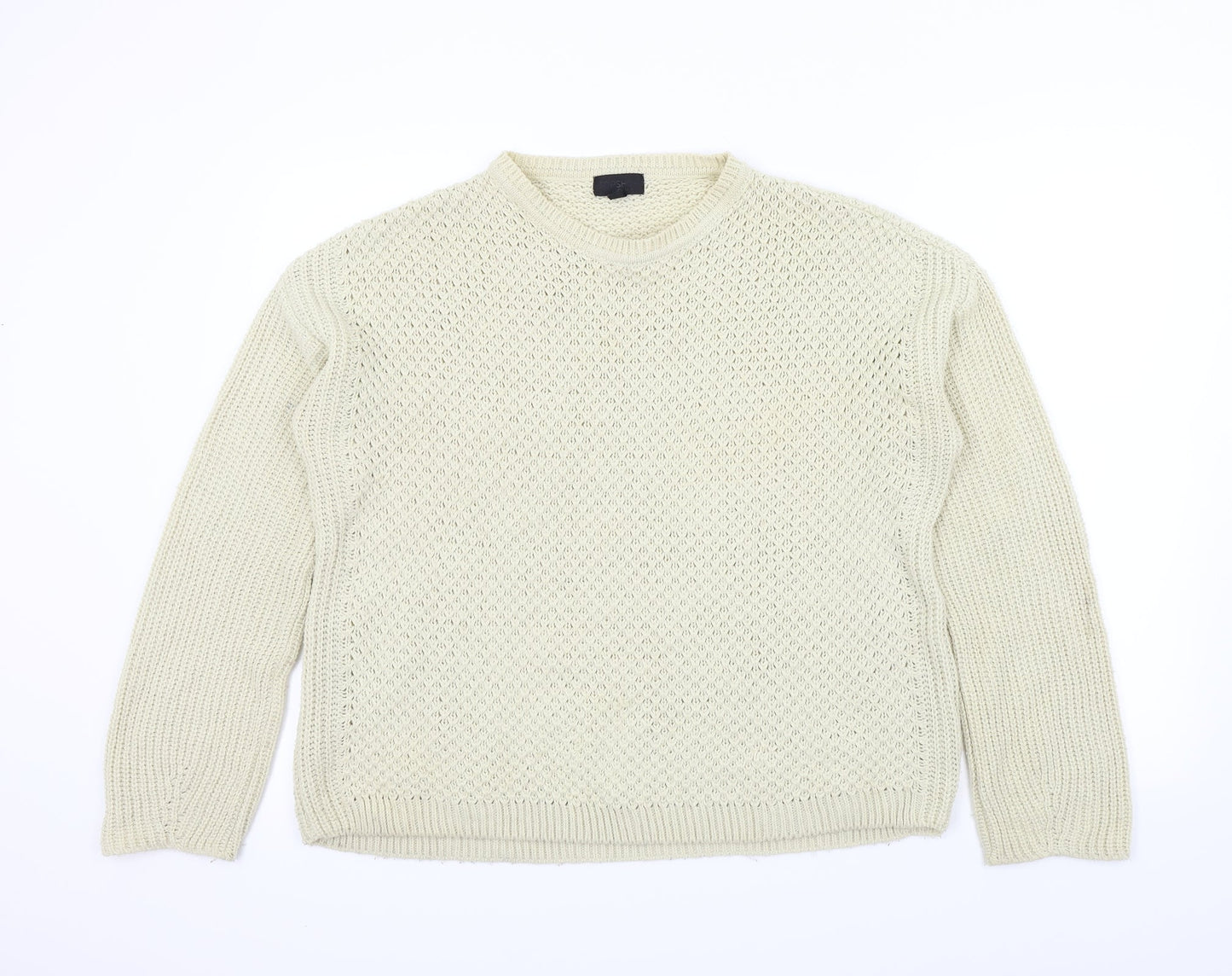 Topshop Womens Beige   Pullover Jumper Size 10