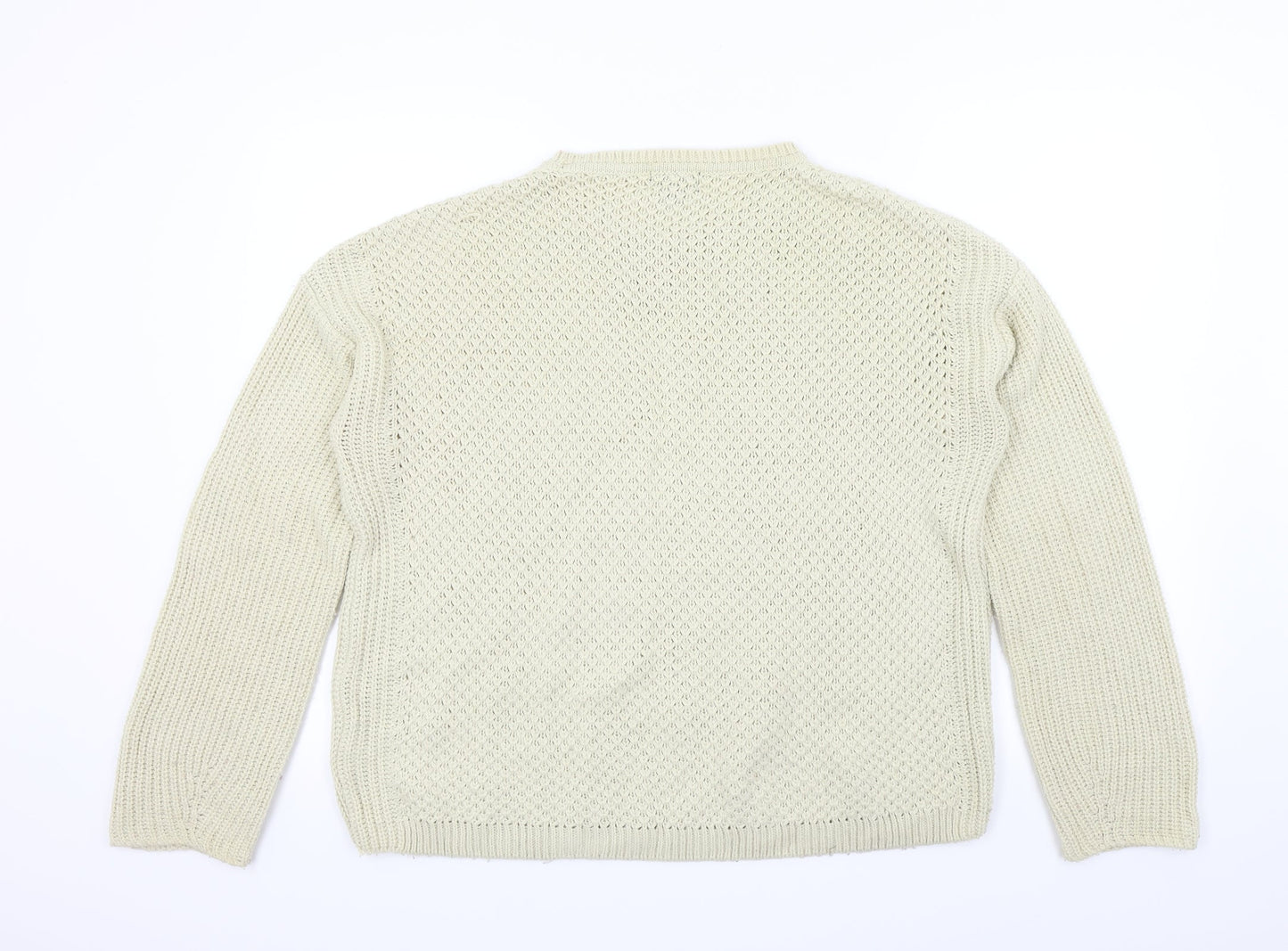 Topshop Womens Beige   Pullover Jumper Size 10