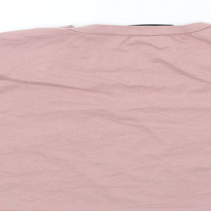 Preworn Womens Orange   Basic T-Shirt Size 8