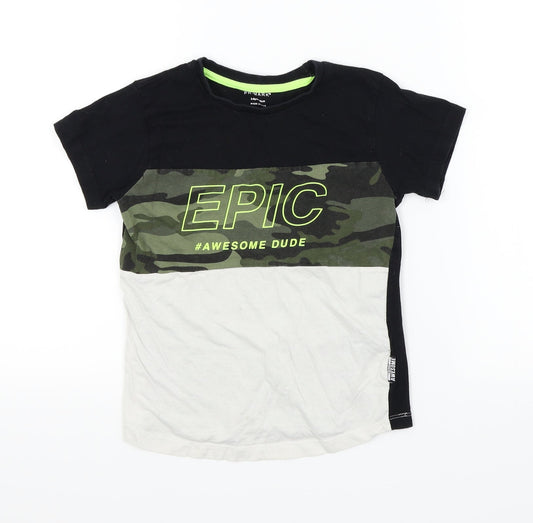 Primark Boys Multicoloured   Basic T-Shirt Size 5-6 Years