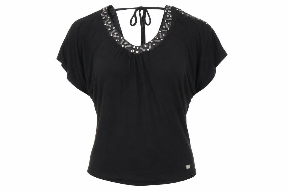Lipsy London Womens Black   Basic Blouse Size 8