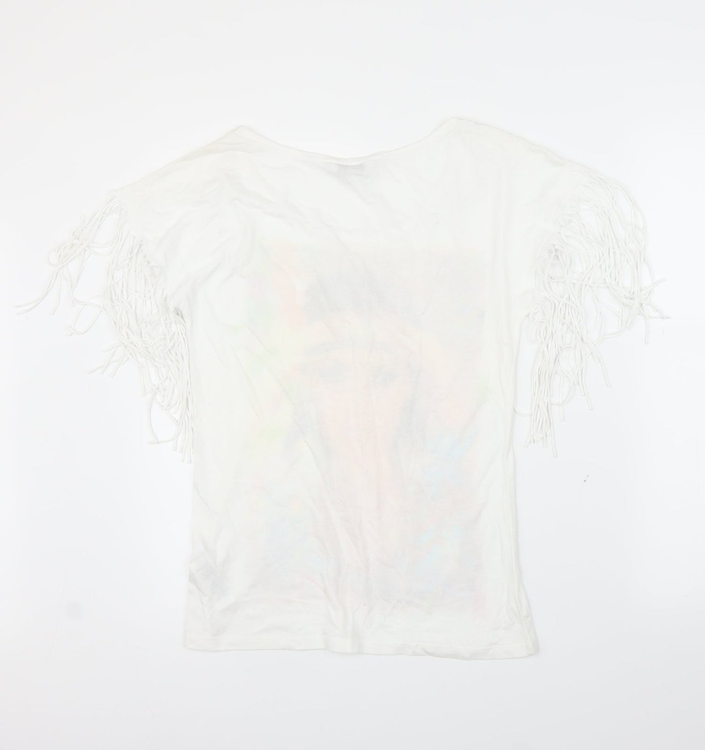 New Look Womens White   Basic T-Shirt Size 8