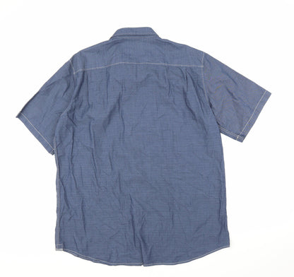 Weatherproof Mens Blue    Button-Up Size XL