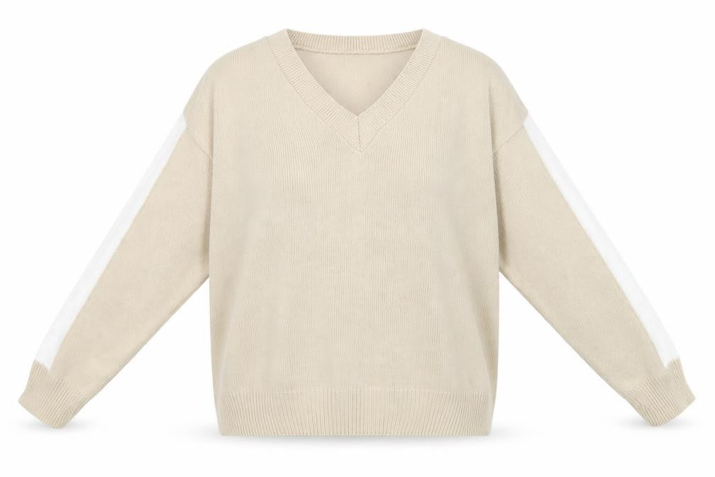 I SAW IT FIRST Womens Beige  Knit Pullover Jumper Size M