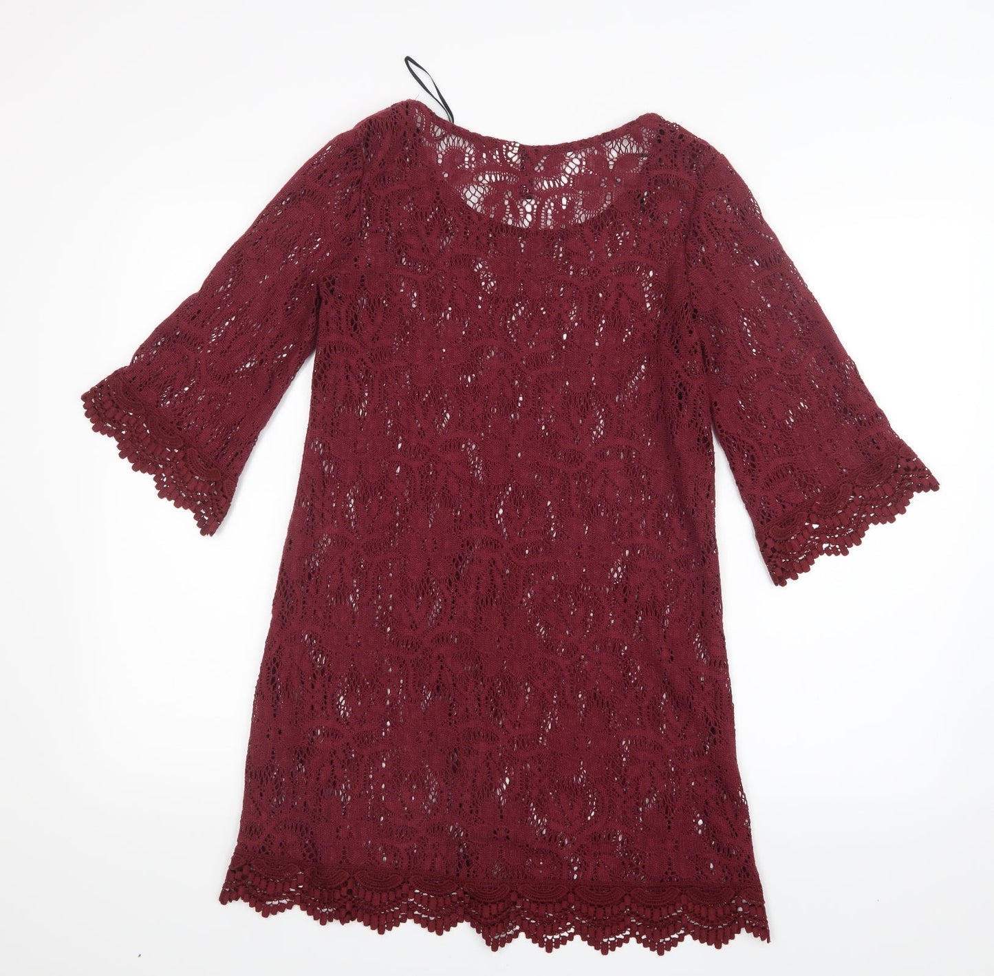 Divided by H&M Womens Red  Knit Basic Blouse Size 10