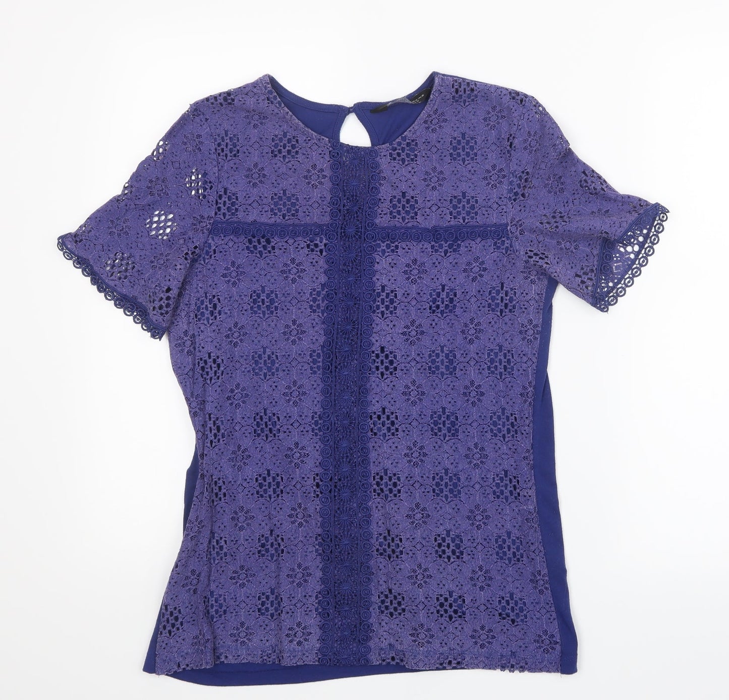 Dorothy Perkins Womens Blue   Basic Blouse Size 12