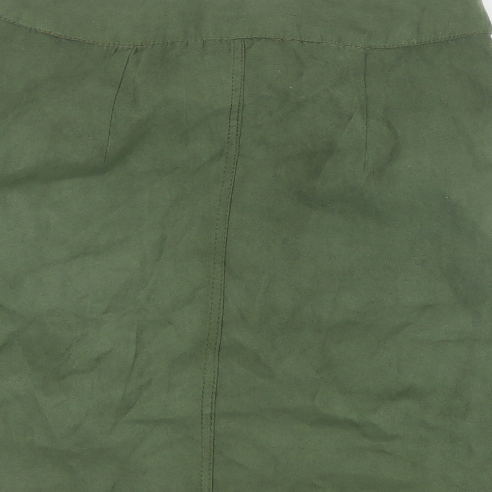 Missguided Womens Green   Mini Skirt Size 6