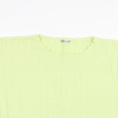 Preloved Berkertex Womens Green   Basic T-Shirt Size 22 - Detail