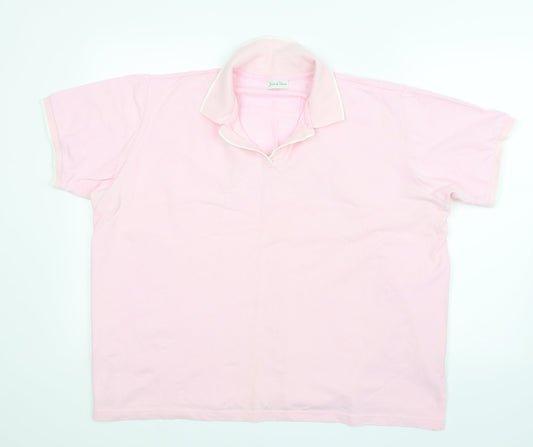 Joie de Vivre Womens Pink   Basic T-Shirt Size XL