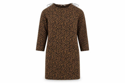 Tu Womens Black Animal Print  Mini  Size 12