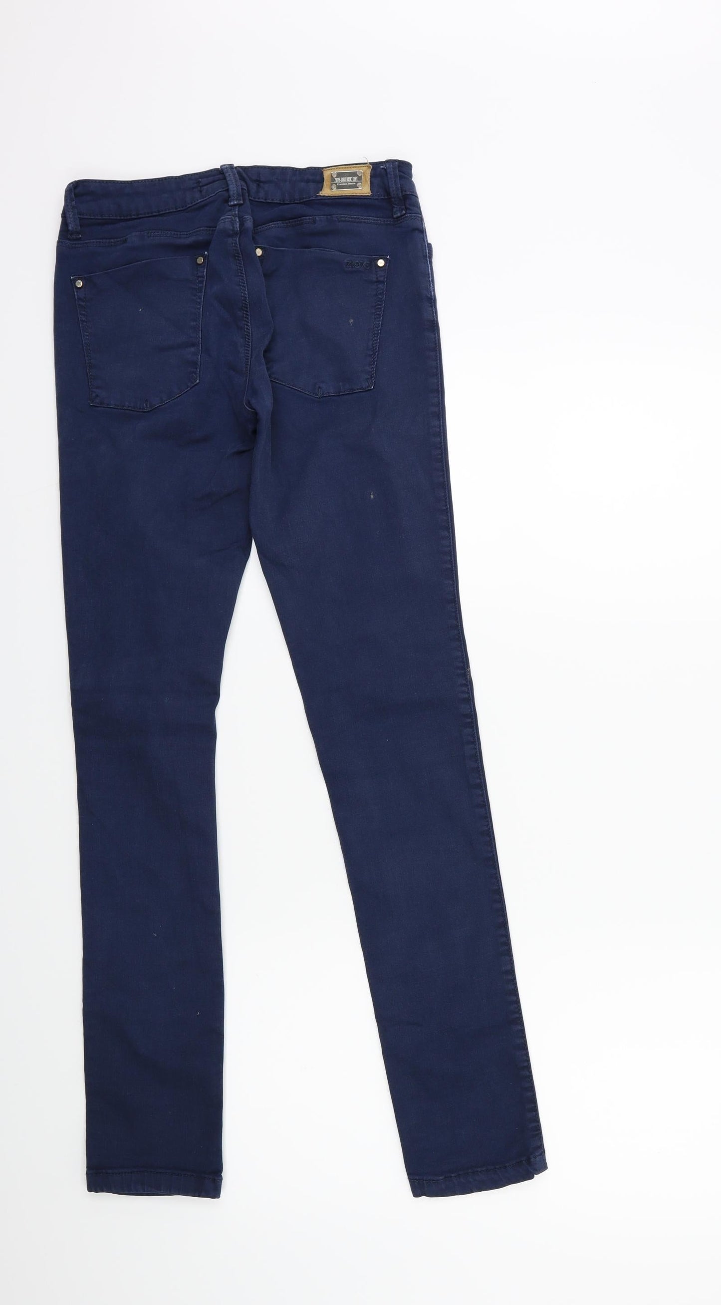 Zara Womens Blue  Denim Skinny Jeans Size 6 L28 in