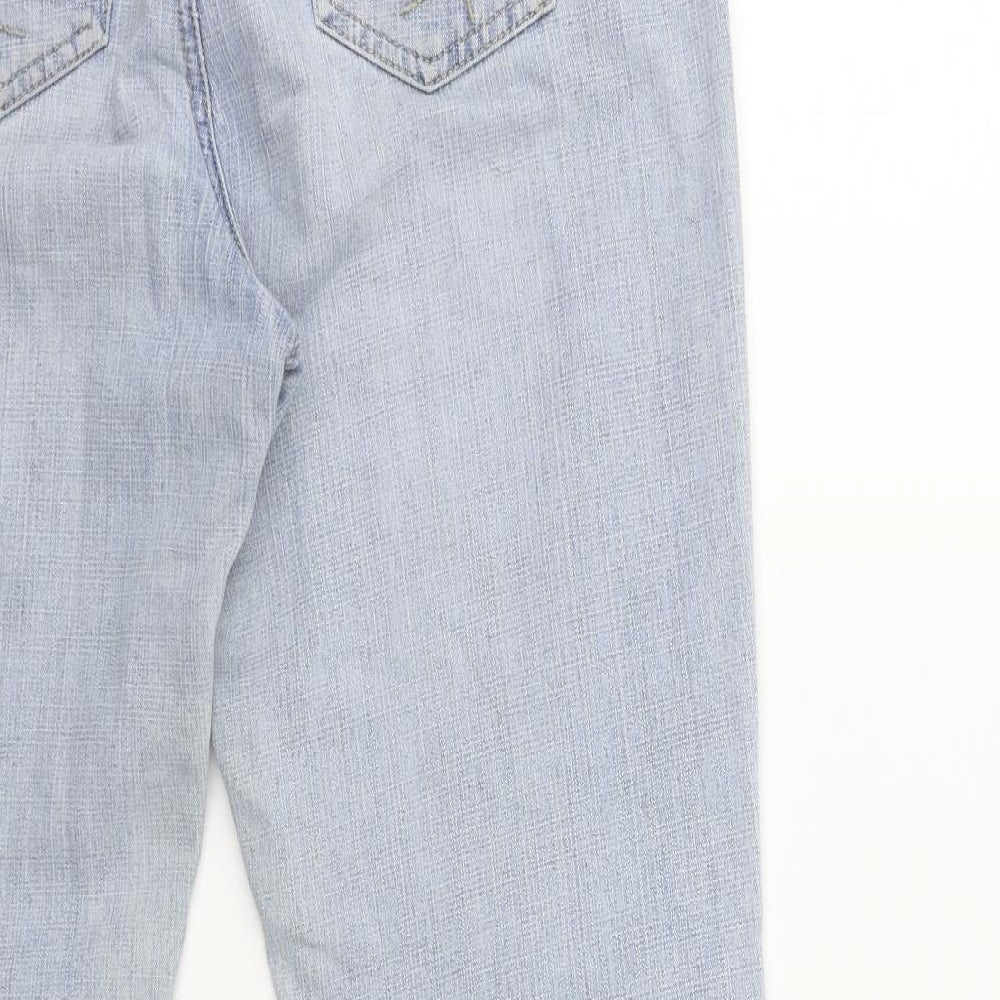 BHS Womens Blue  Denim Straight Jeans Size 14 L28 in