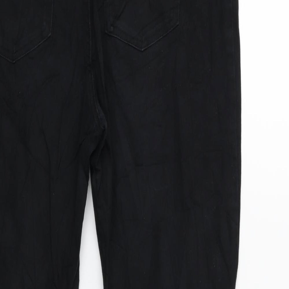 Preworn Womens Black  Denim Jegging Jeans Size 12 L27 in