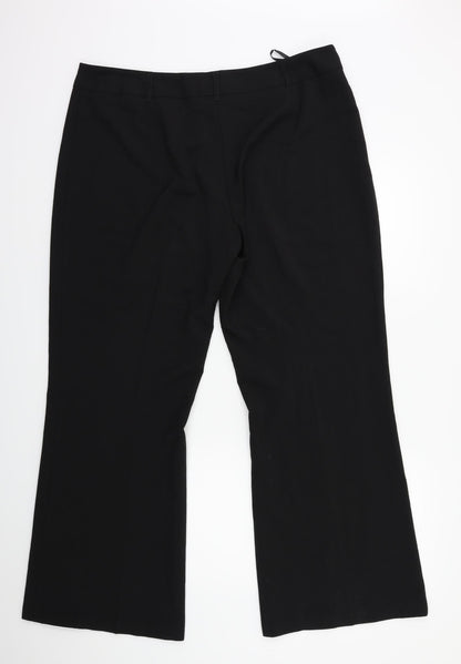 Preloved Debenhams Womens Black   Trousers  Size 18 L30 in - Back