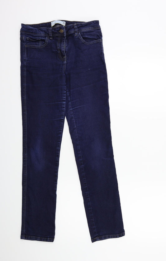 NEXT Womens Blue  Denim Skinny Jeans Size 10 L29 in