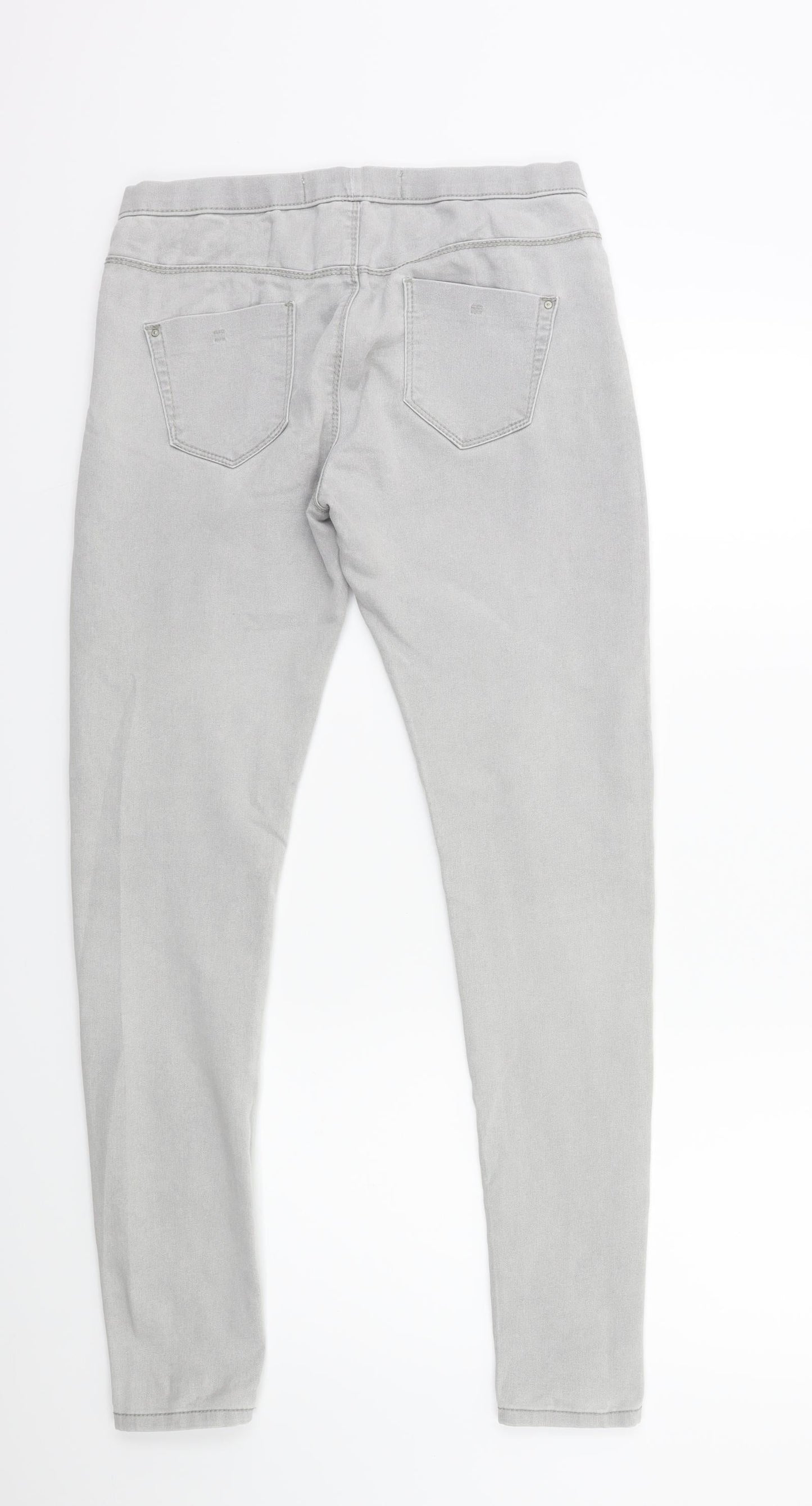 Denim & Co. Womens Grey  Denim Jegging Jeans Size 8 L29 in