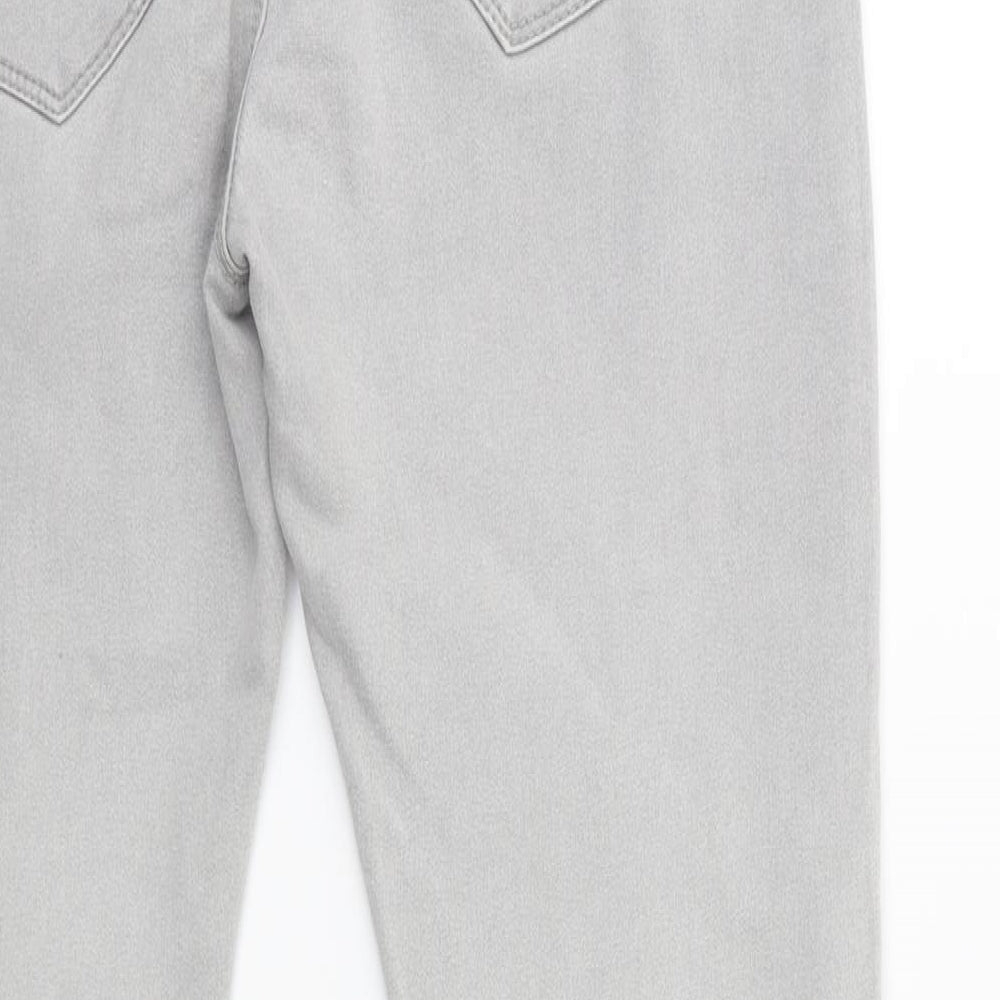 Denim & Co. Womens Grey  Denim Jegging Jeans Size 8 L29 in