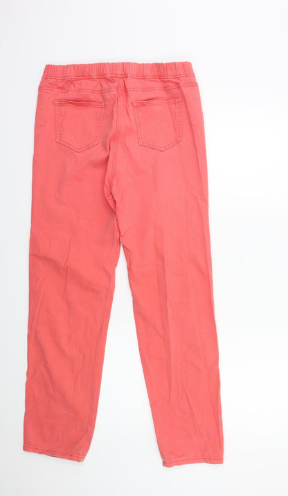 Preloved George Womens Pink  Denim Jegging Jeans Size 14 L30 in - Back