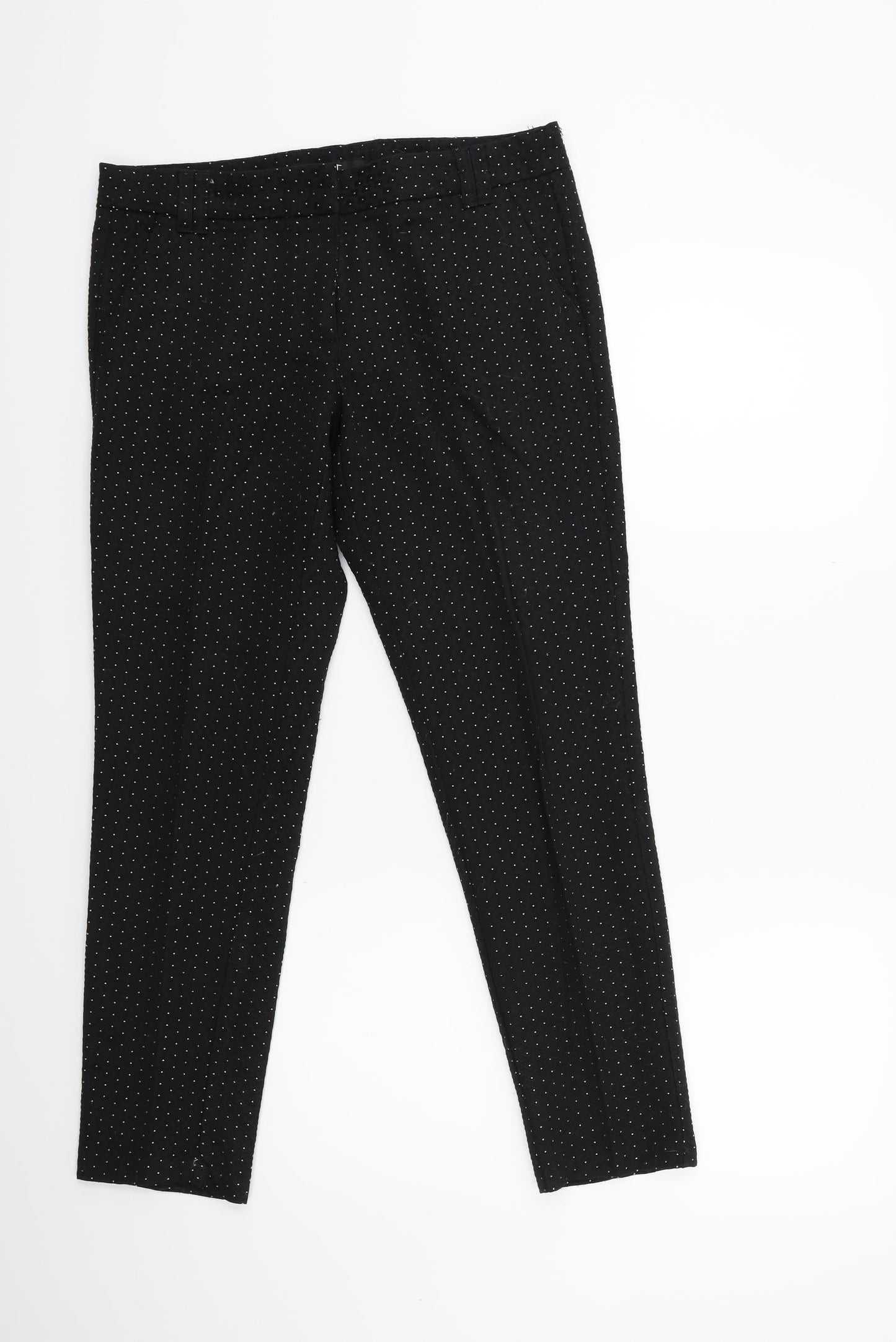 NEXT Womens Black   Trousers  Size 10 L26 in
