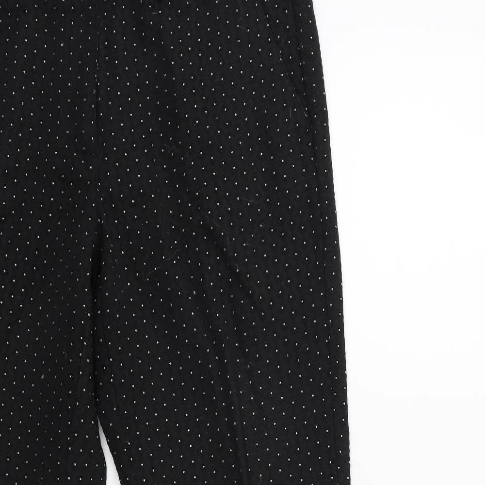 NEXT Womens Black   Trousers  Size 10 L26 in