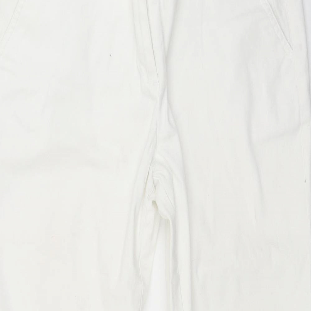 Preworn Womens White   Trousers  Size 30 in L25 in