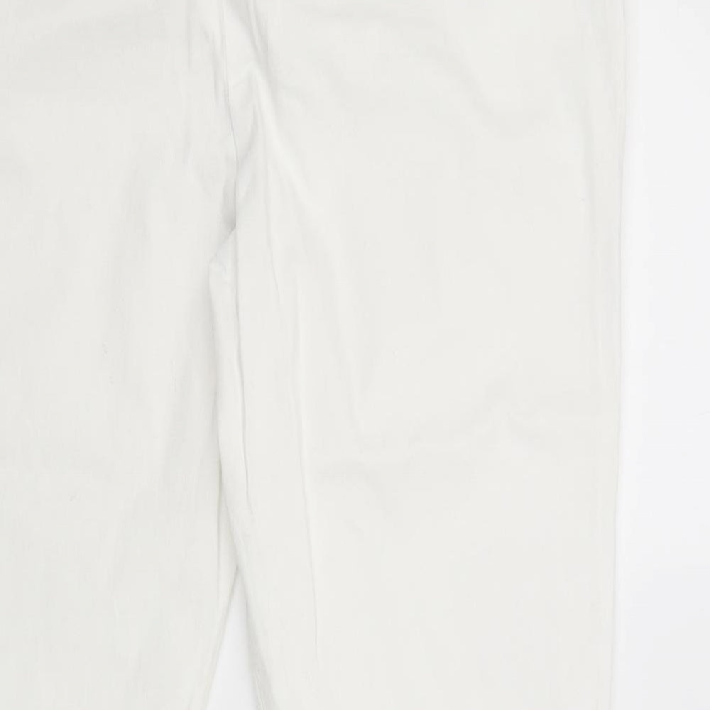 Preworn Womens White   Trousers  Size 30 in L25 in