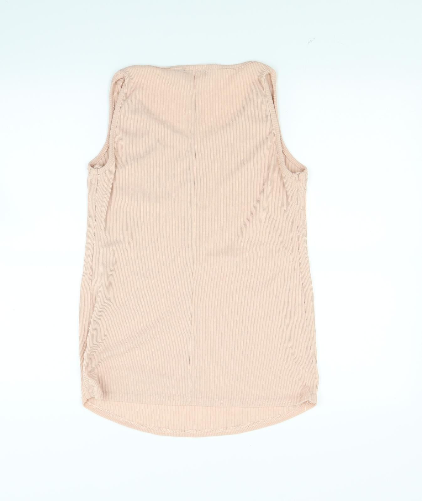 Boohoo Womens Pink   Basic Tank Size 12