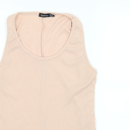Boohoo Womens Pink   Basic Tank Size 12
