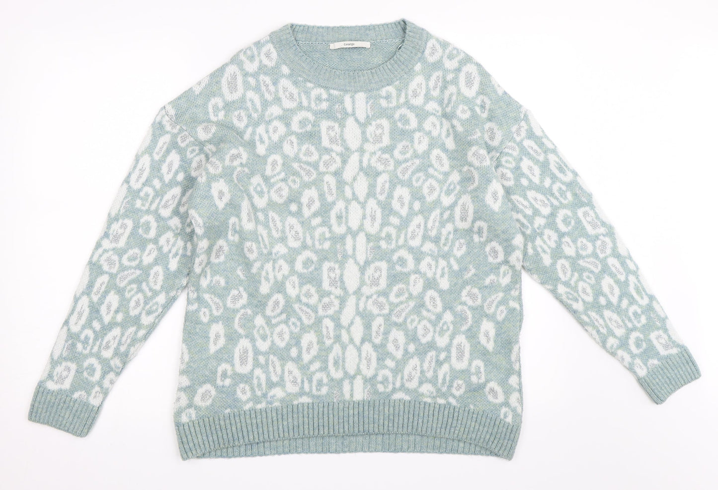 George Womens Green   Pullover Jumper Size S