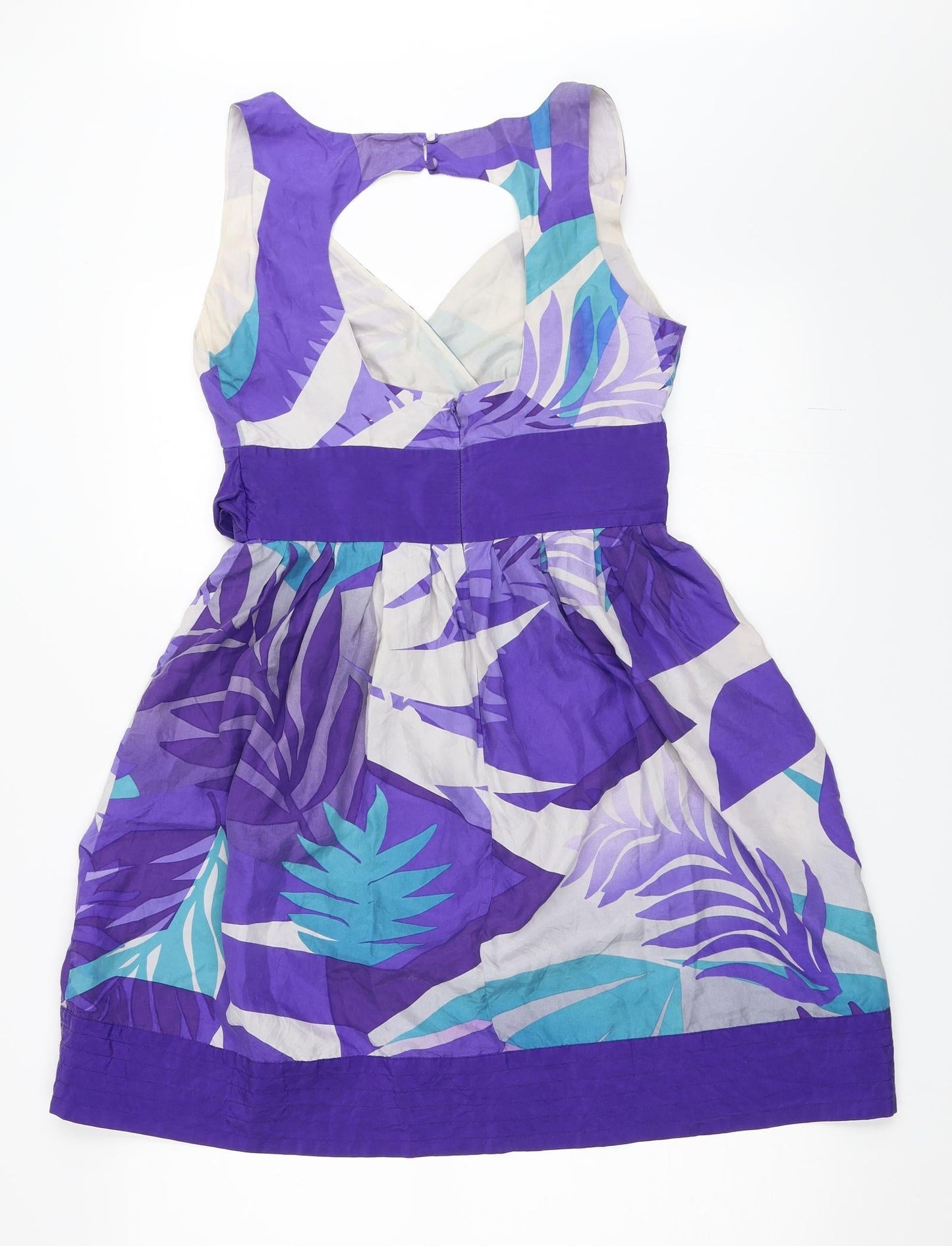 Warehouse Womens Blue   Fit & Flare  Size 12