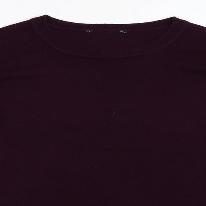 Preloved Dorothy Perkins Womens Purple   Pullover Jumper Size 14 - Detail