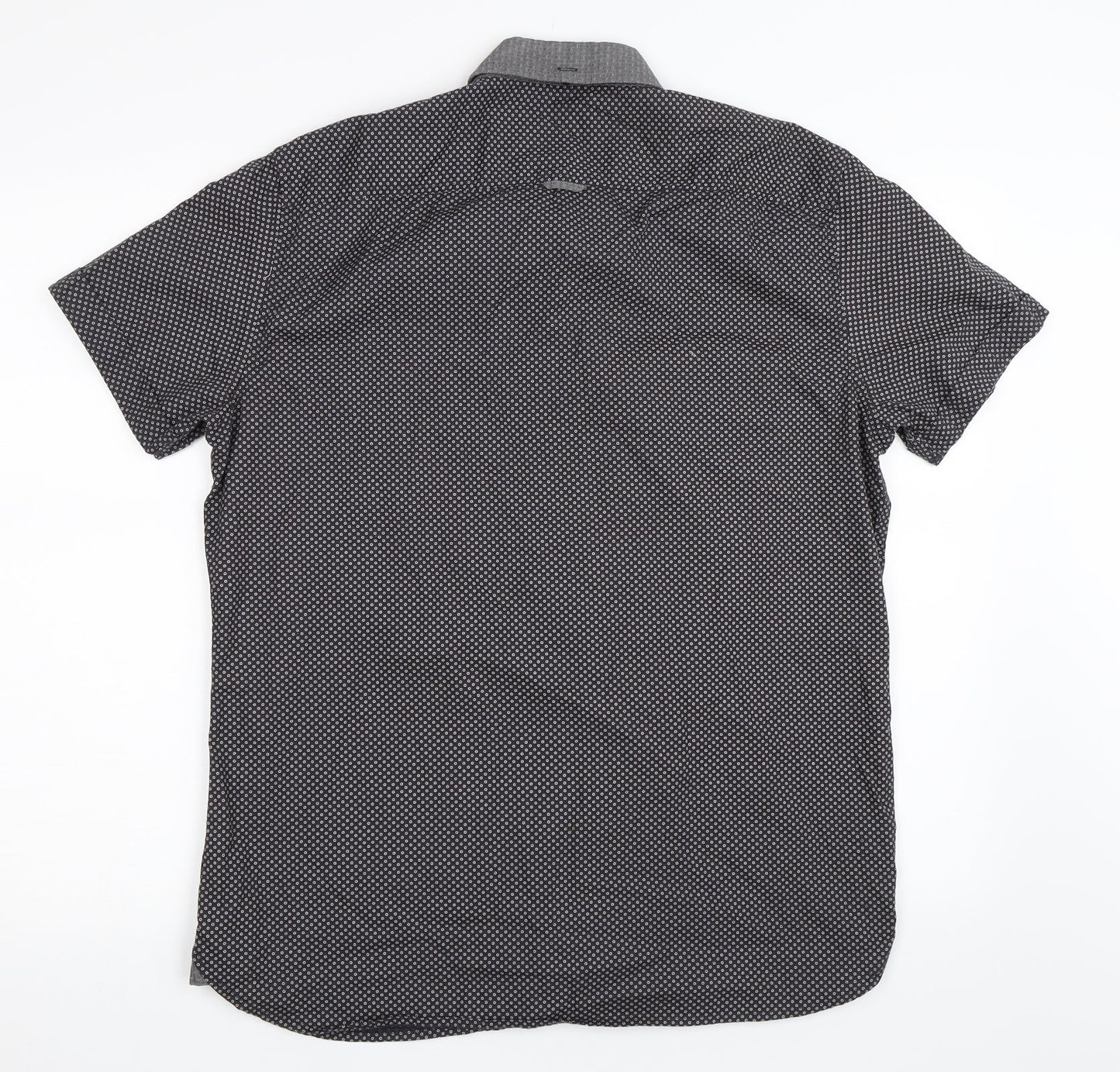 NEXT Mens Grey    Button-Up Size L