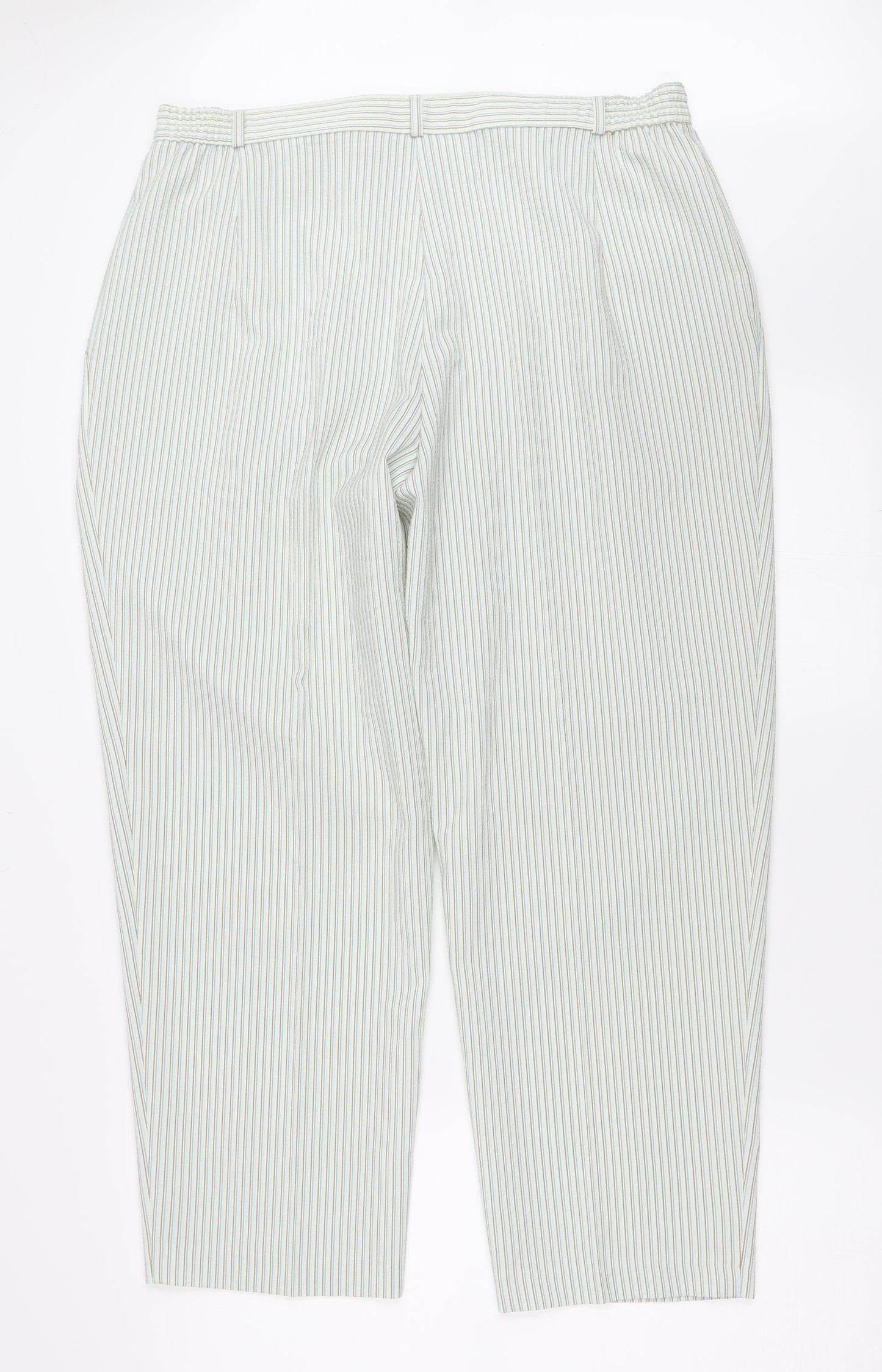 Marks and Spencer Womens Green   Trousers  Size 18 L27 in
