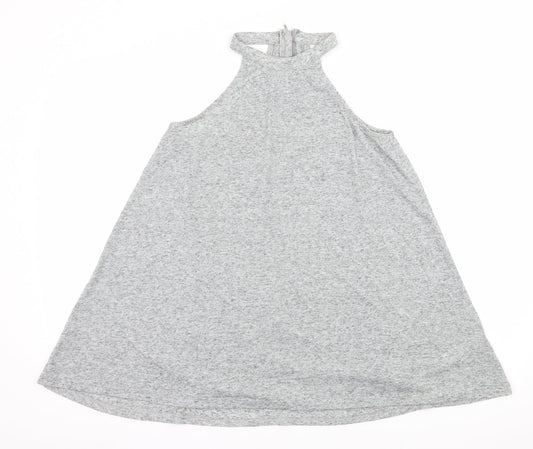 New Look Womens Grey  Jersey Basic Tank Size 6