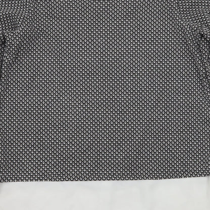 Preloved Dorothy Perkins Womens Black Geometric Jersey Basic Blouse Size 8 - Label