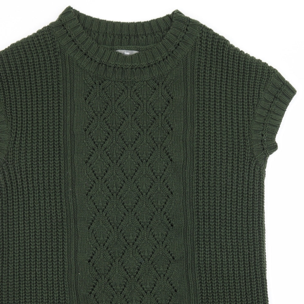 Gap Womens Green  Knit Pullover Jumper Size XS