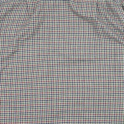 Preloved Tom Hagan Mens Beige Check   Button-Up Size M - Label