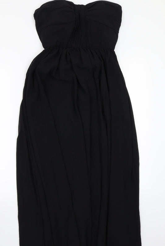 TD Womens Black   A-Line  Size 8
